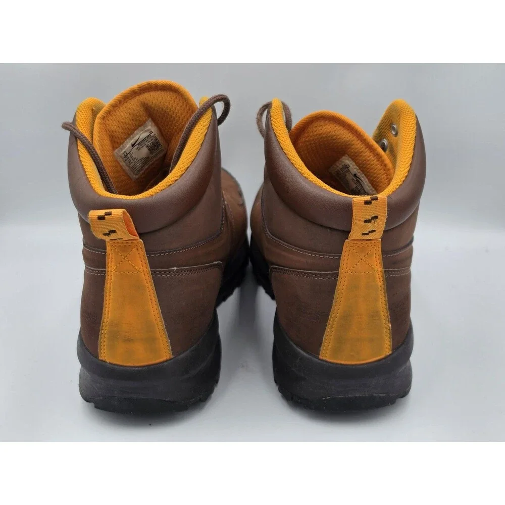 Nike Manoa Leather Boots Mens Size 14 Fauna Brown Hiking Trail Casual Sport